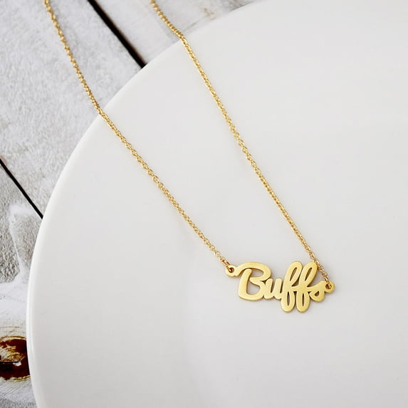 Fan Frenzy Gifts Colorado Buffaloes Officially Licensed Script Necklace