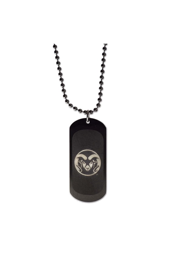Fan Frenzy Gifts Colorado State Rams Officially Licensed Dogtag on Ball Chain