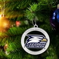 thumbnail image 1 of Fan Frenzy Gifts Georgia Southern Eagles Officially Licensed Silver Ornament, 1 of 4