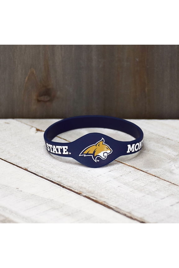 Fan Frenzy Gifts Montana St. University Bobcats UVU Silicone Bracelet Wristband Officially licensed NCAA