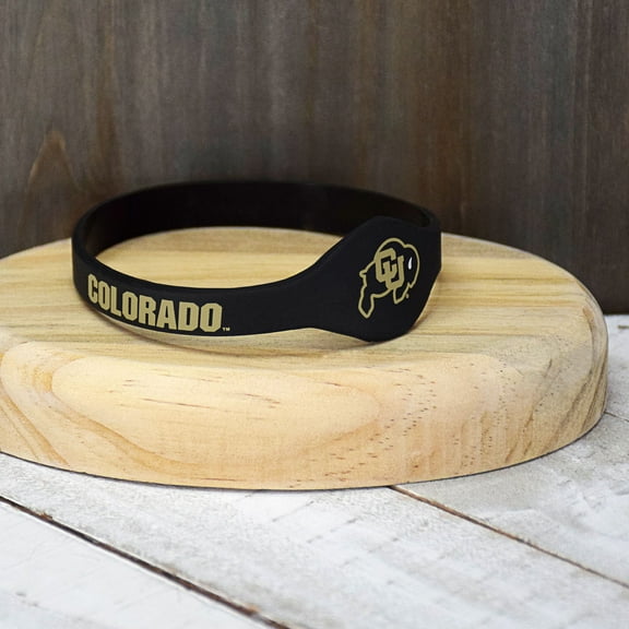 Fan Frenzy Gifts University of Colorado Buffaloes Silicone Bracelet Wristband Officially licensed NCAA