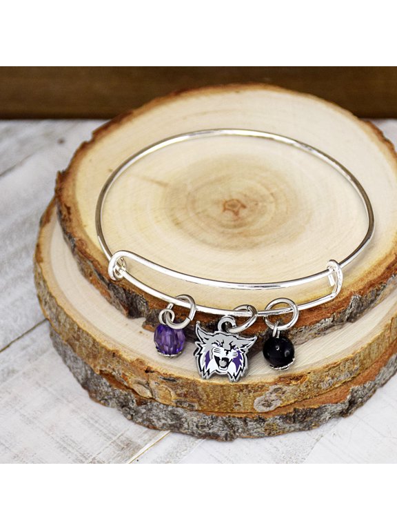 Fan Frenzy Gifts Weber State Wildcats Officially Licensed Bangle Bracelet