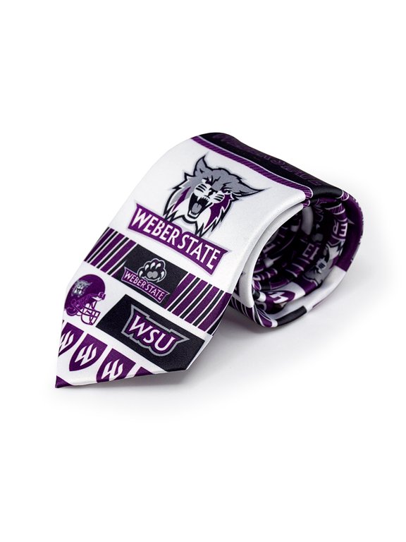 Fan Frenzy Weber State Wildcats Officially Licensed 62" Microfiber Men's Tie