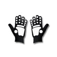 thumbnail image 1 of Fan Hands 999677 Clap-Enhancing Gloves  Black - Large-Extra Large, 1 of 2