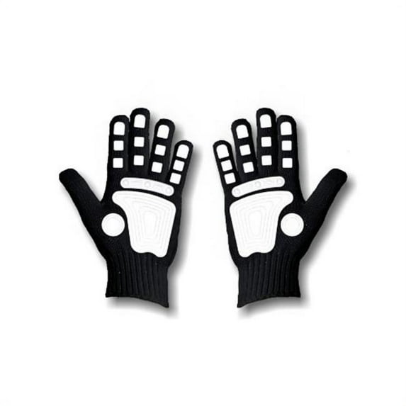 Fan Hands 999677 Clap-Enhancing Gloves Black - Large-Extra Large