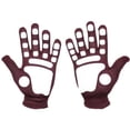thumbnail image 1 of Fan Hands 999769 Clap-Enhancing Gloves  Maroon - Large-Extra Large, 1 of 2