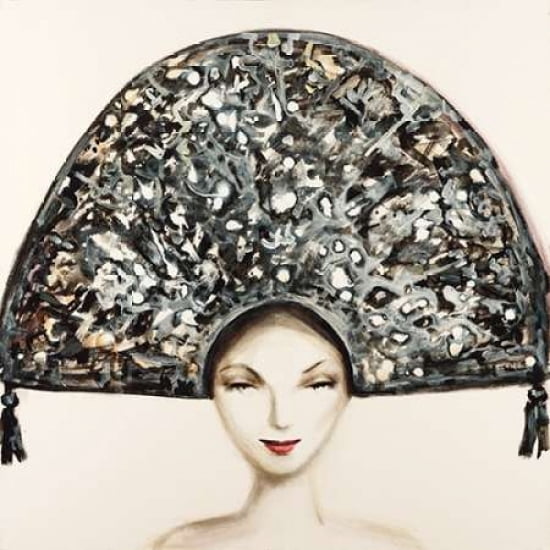 Fan Hat Canvas Art - JC Pino (24 x 24)