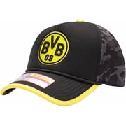 Fan Ink Borussia Dortmund Trucker Hat, Black, Mesh
