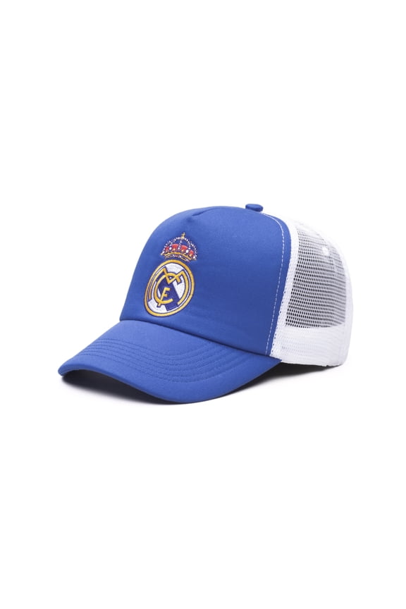 Fan Ink Real Trucker Hat – Officially Licensed Soccer Cap – Mesh Back Snapback – Embroidered Crest – Unisex Adjustable Fit