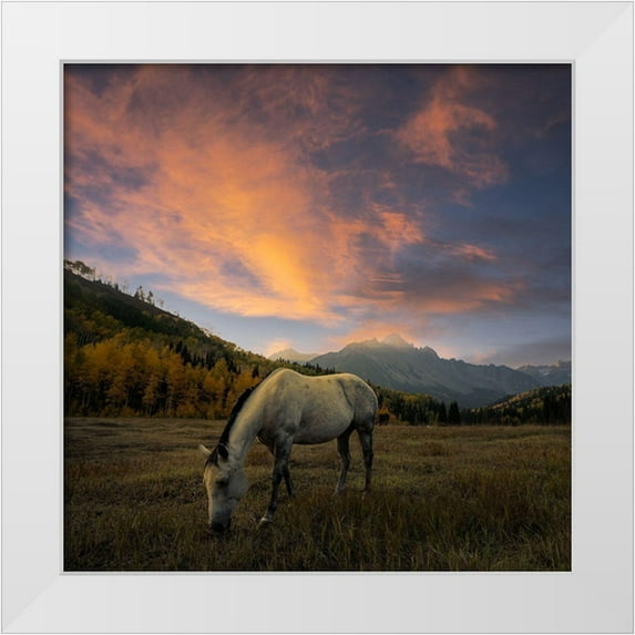 Fan, John 15x15 White Modern Wood Framed Museum Art Print Titled - The Paradise