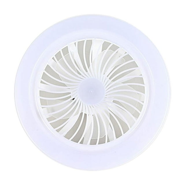 Fan, Kaireo Fans, Ceiling Fan with Light for Bedroom 3 Colors Enclosed