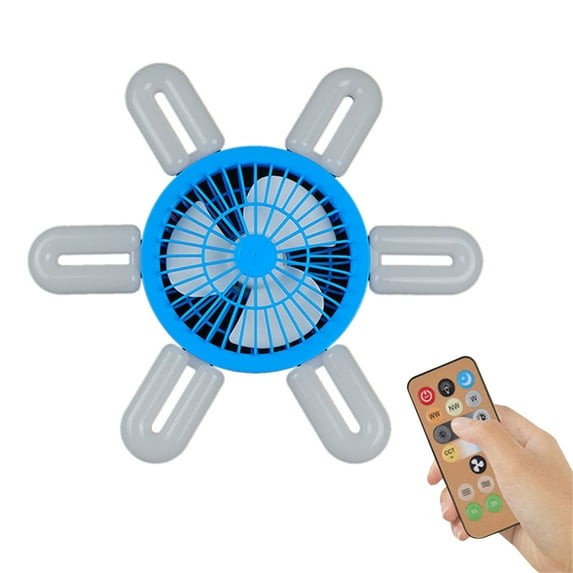 Fan Light Efficient Cooling Lamp E27 Fan Light Suitable for Home and Office