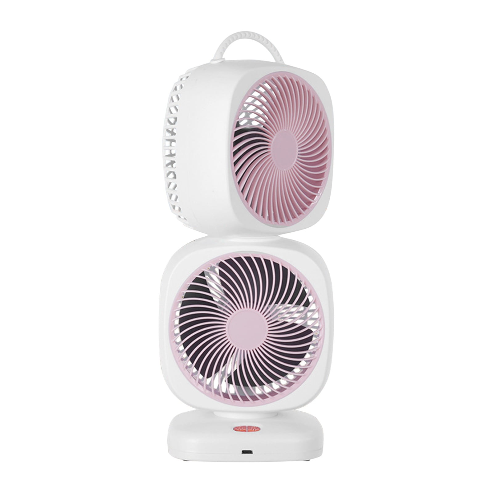 Fan Light Sound USB Charging Fan Student Office Home 4000mAh Two People Use Simultaneously
