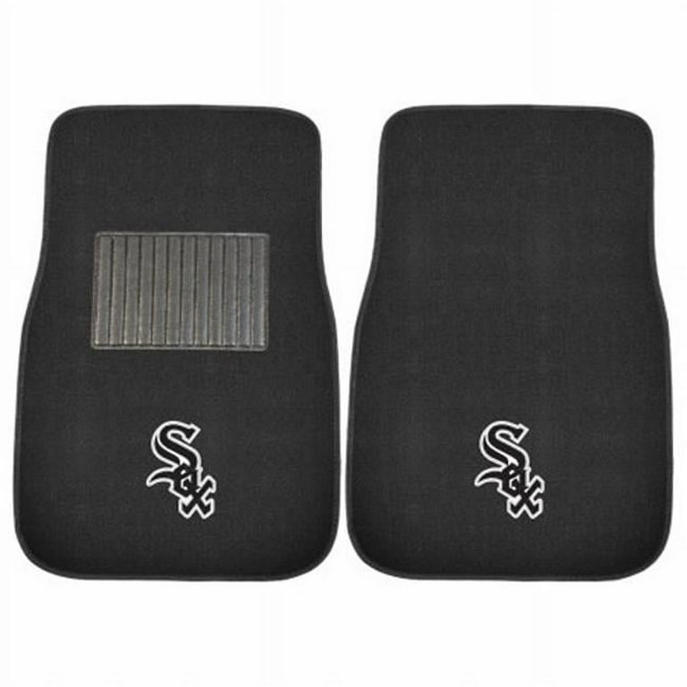 Fan Mats FAN-10746 2 Piece Chicago White Sox MLB Embroidered Car