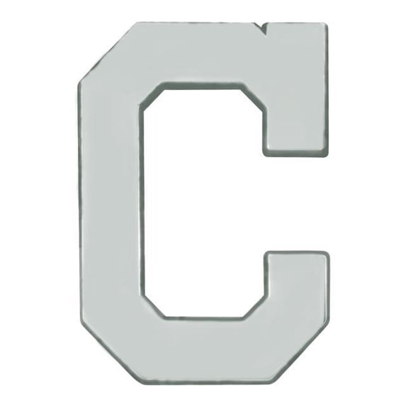 Fan Mats MLB - Cleveland Indians Chrome Emblem 3"x3.2" 26570