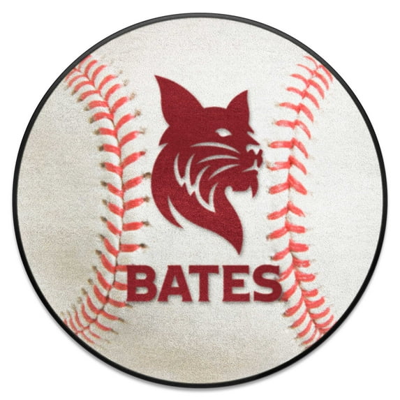 Fan Mats NCAA Collegiate Round Baseball Rug - 2.25 diam. ft.