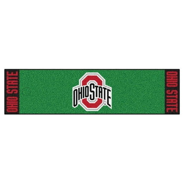 Fan Mats Ohio State University Buckeyes Team Emblem Putting Green Mat/18"x72"
