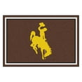 thumbnail image 1 of NCAA University of Wyoming Cowboys  5 x 8 Foot Plush Non-Skid Area Rug, 1 of 2