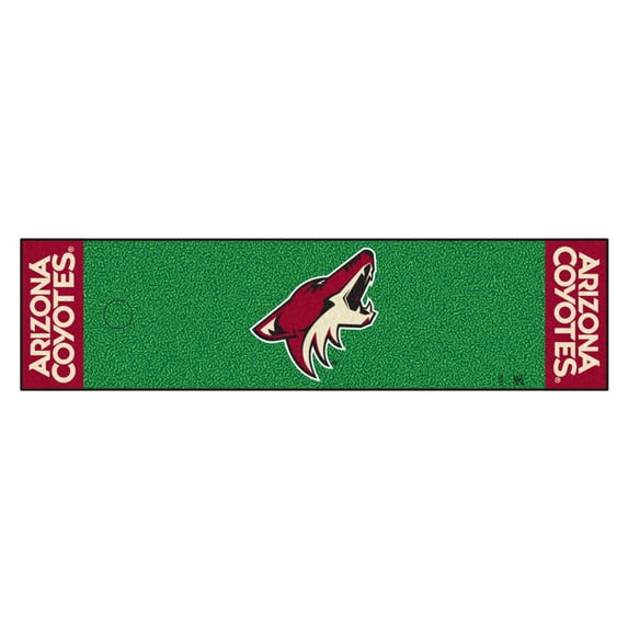 NHL - Arizona Coyotes-Size:18"x72",Style:Putting Green Mat