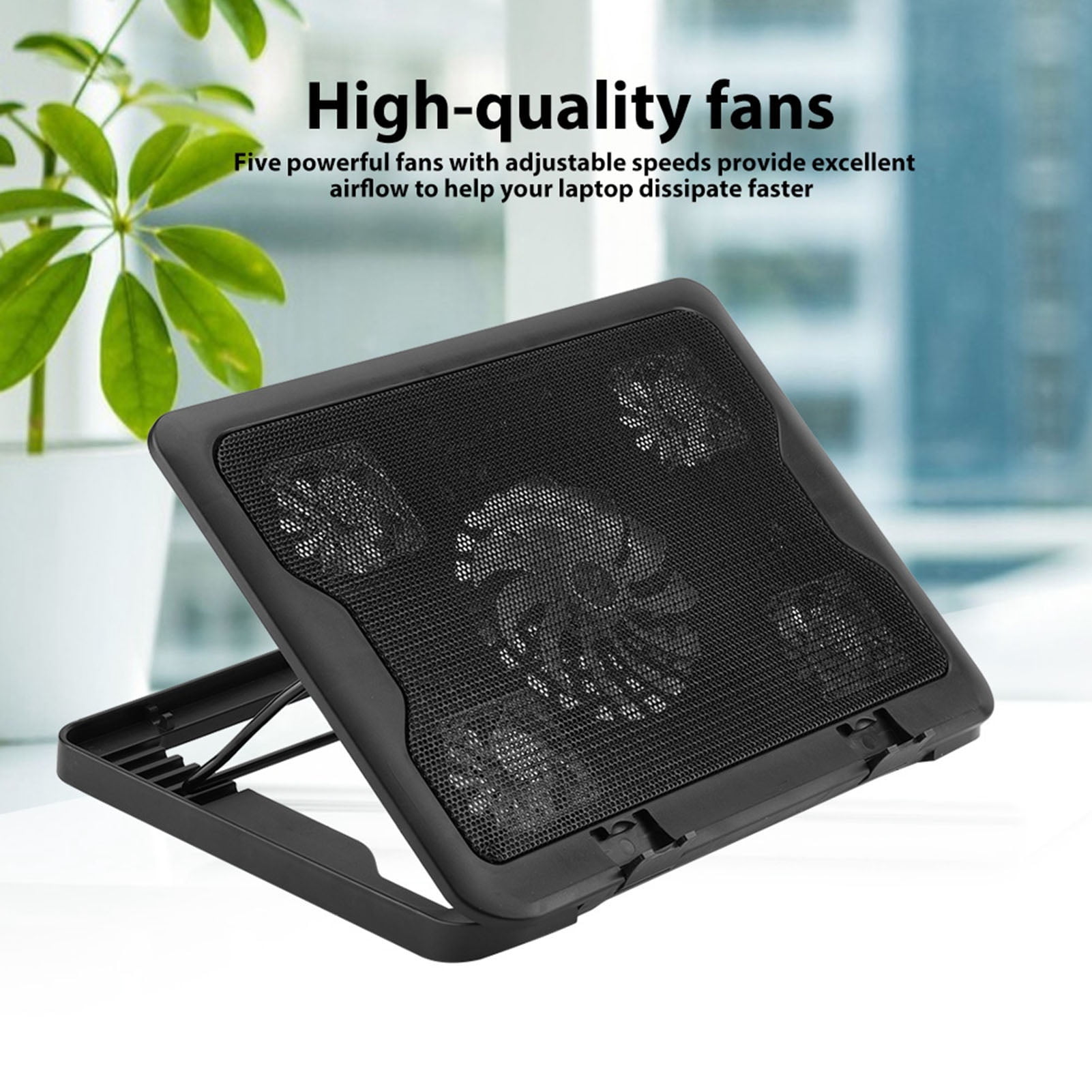 Fan Notebook Cooler,Portable UltraSlim Silent Laptop Notebook Cooling
