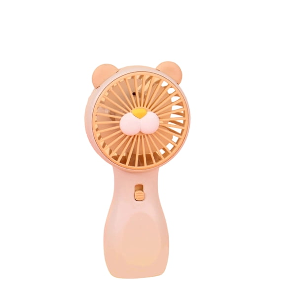 Fan Portable - Cute Handheld Turbo Fan with Rechargeable Battery, 5 Speeds, Small Hand Personal Travel Essentials for Women Makeup(A)