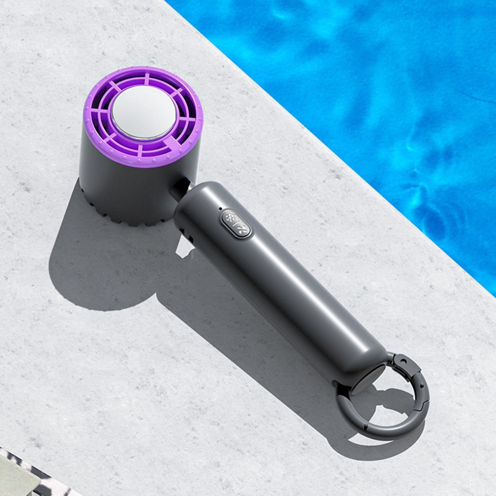 Fan Portable Mini Semiconductor Ice Handheld Fan Usb Charging Outdoor ...