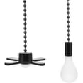 Fan Pull Chain Extension, 17 inch Long with Decorative Bulb and Fan ...