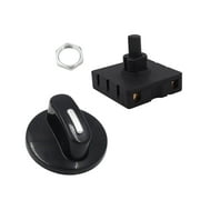 Fan Rotary Switch, 4 Position Selector Switch Fan Speed Controller Fan Speed Governor with Knob Spare Parts Performance , Style A