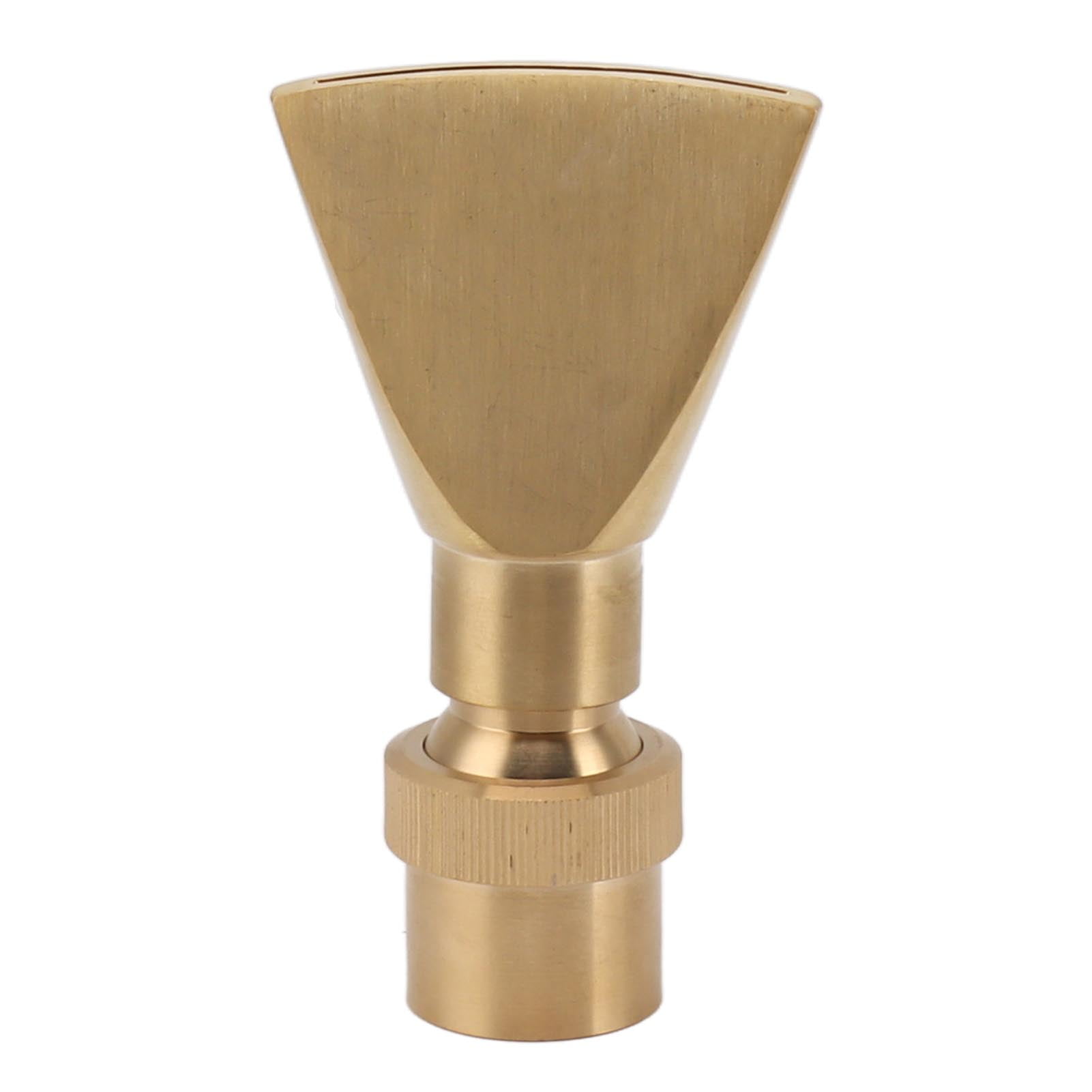 Fan Shaped Fountain Nozzle Copper Adjustable Uniform Water Spray Fan