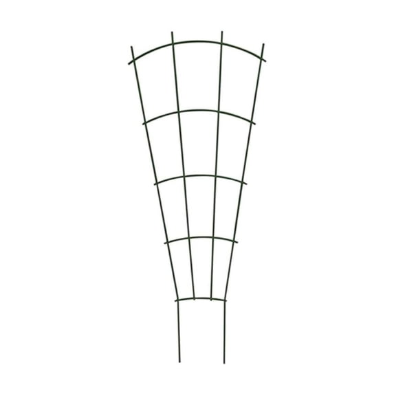 Fan-Shaped Plant Trellis,1Pc Garden Trellis for Climbing Plants, Black Plant Support for Potted Vines, Roses, Ivy, Clematis, Indoor Outdoor Plant Trellis for Garden