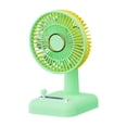 Fan Simple Design USB Rechargeable Desk Fan, Compact Portable Personal ...
