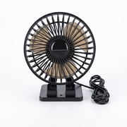 Fan, Small Desk Fan with 3 Settings, Personal Quiet Fan with Strong Airflow and Low Noise, Desktop Office Portable Cooling Fan - 3.2ft Cord (Black)