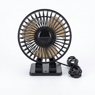 Fan, Small Desk Fan with 3 Settings, Personal Quiet Fan with Strong Airflow and Low Noise, Desktop Office Portable Cooling Fan - 3.2ft Cord (Black)