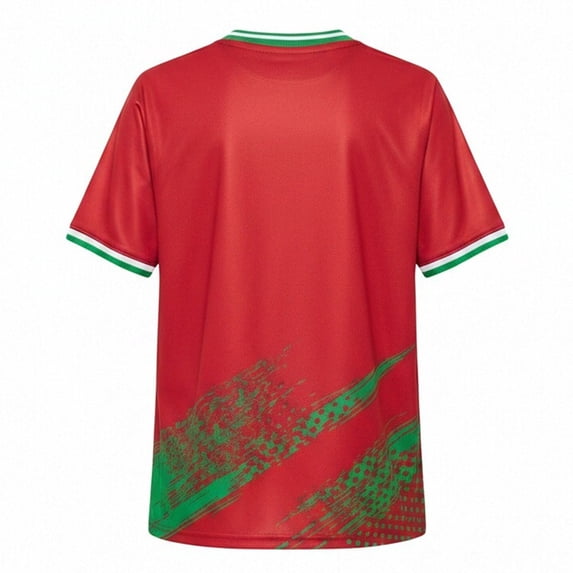 Fan Soccer for Kids Portugal Boys Team Athletic Short Sleeve T Shirt And Shorts Outfit For Kids Youth Football Training Play Clothes Set 7-8 Years