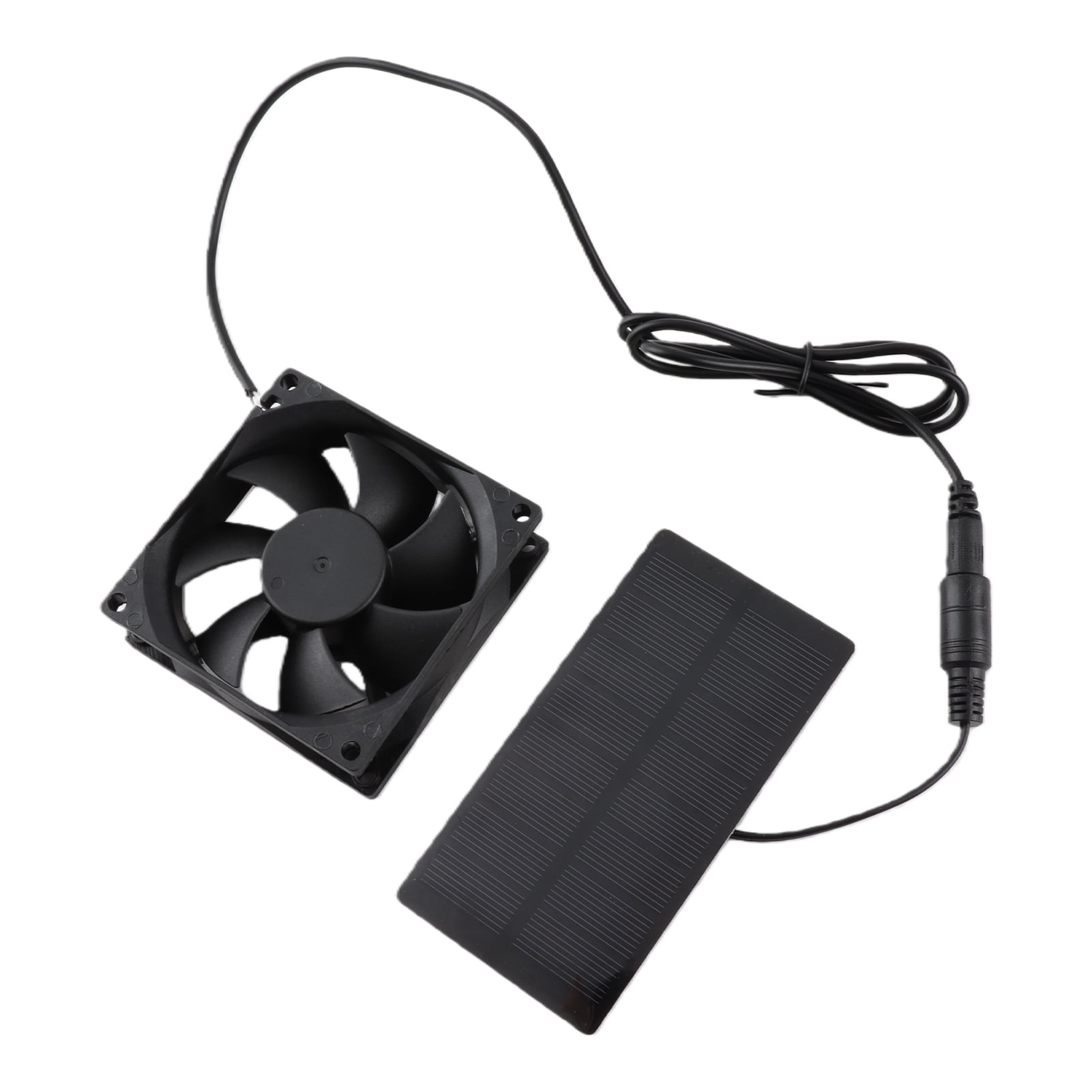 Fan Solar Powered Fan For Outdoor Campin Small Solar Fan With Solar Panel Fan Kit 3000 RPM IP65 Waterproof - Versatile For Homes RVs Greenhouses Pets