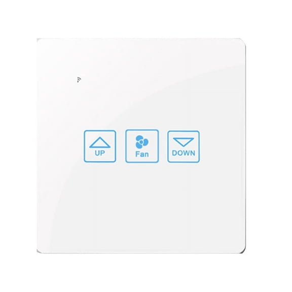 Fan Speed Control Touch Switch Wifi Smart Deluxe Crystal Panel Switch Tuay App Remote Control 90V 250V EU UK Switch(C)