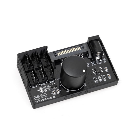 Fan Speed Controller Power Fan Governor NAS Server Fan Speed Regulator Fan Control For Water Cooling