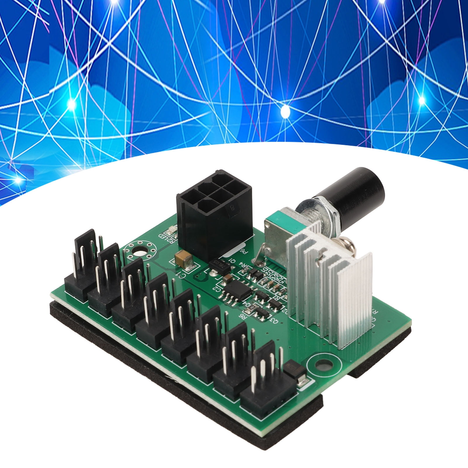 Fan Splitter Controller Hub, Computer Fan Controller Hub 6pin Interface