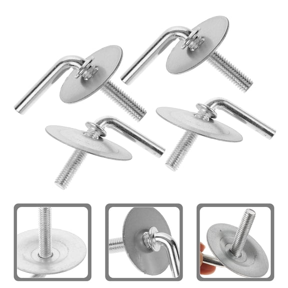 Amosfun Fan Mounting Kit Iron For Fan Pedestal Office Use 4pcs