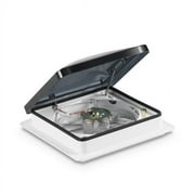 Fan-Tastic Vents 801450 1250 Vent with 3-Speed SW Forward with Reverse - Smoke