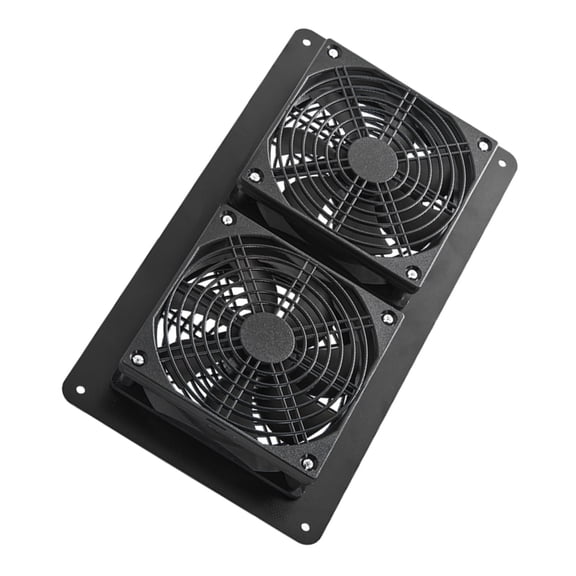 Fan Ventilation Fan For Pet Cages 2x3W High-Efficiency DC 12V Solar Panel With 3 Meter On/Off Cable
