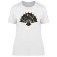 thumbnail image 1 of Fan With Pattern T-Shirt Women -Image by Shutterstock, Female 3X-Large, 1 of 2