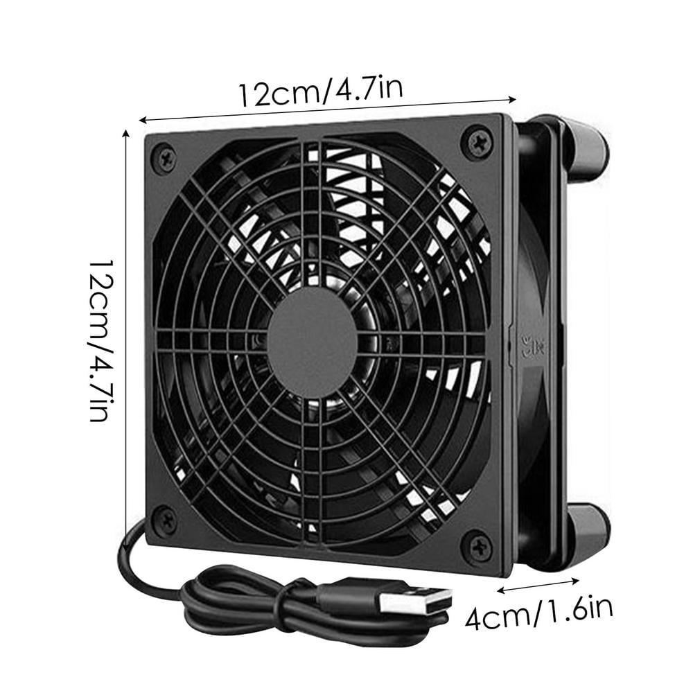 Fan for Router Cooling | Portable Cooling Fan PC Router Case Fan | USB ...