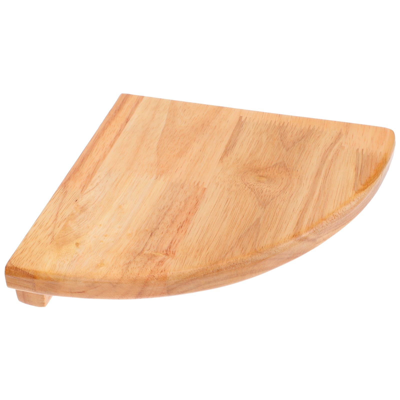 Fanshaped Shelf Wood Wall Hanging Decorative Rack Craft Storage