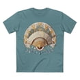 thumbnail image 1 of Antique Fan Graphic Design T-Shirt Unisex 100 Cotton Floral Carnival Artwork Tee 23, 1 of 18
