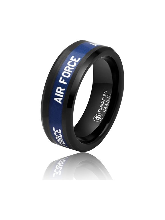 Air Force Falcons Tungsten Ring