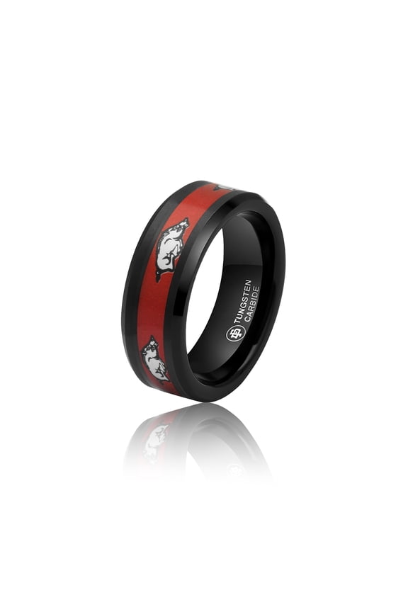 Arkansas Razorbacks Tungsten Ring