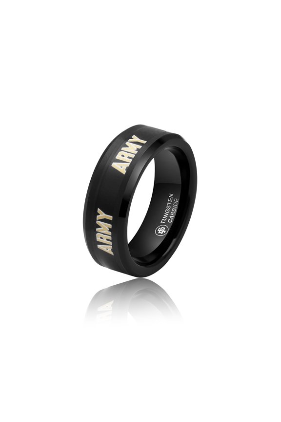 Army Black Knights Tungsten Ring