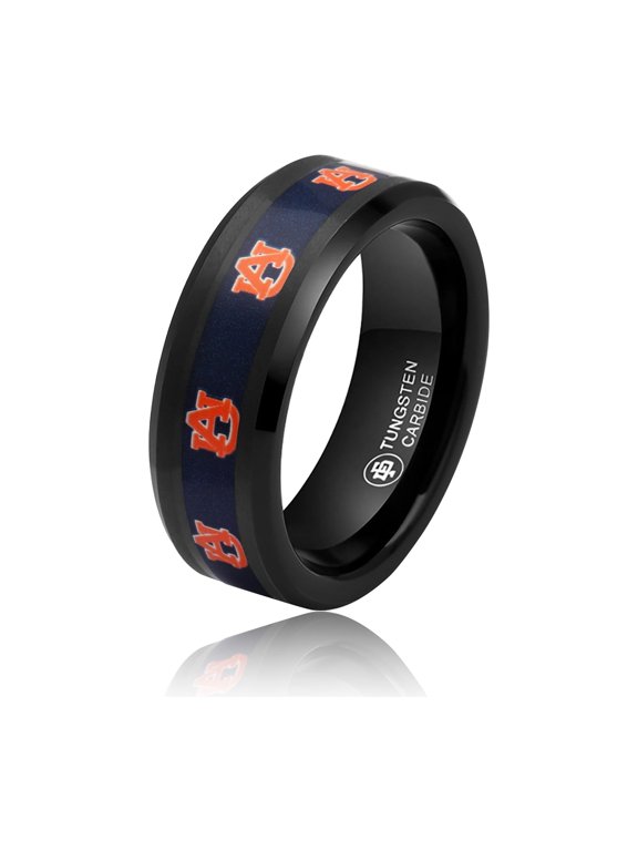 Auburn Tigers Tungsten Ring