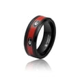 thumbnail image 1 of FanDrip Georgia Bulldogs Tungsten Ring, 1 of 2